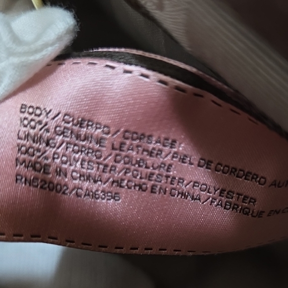 Juicy Couture Vintage Brown Leather Clutch Bag - Picture 8 of 10